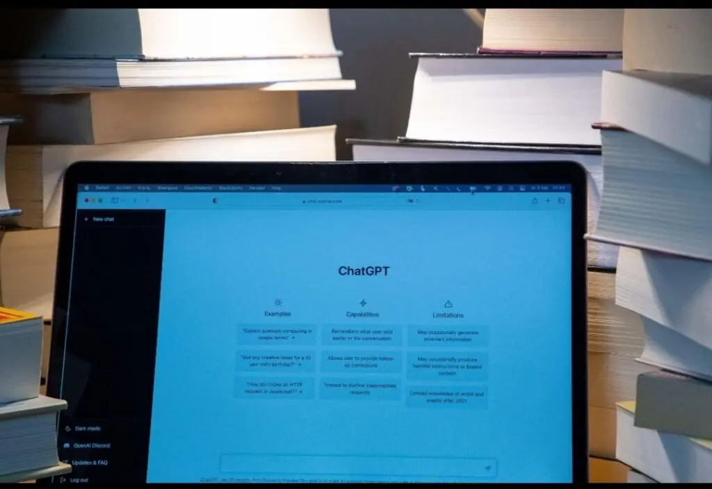 ChatGPT interface showing AI writing assistant used for resume optimization cover letter generation and mock interview practice for remote job seekers in 2026