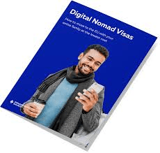 Best digital nomad visa in blue color
