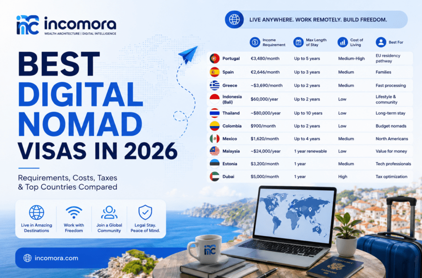 Best digital nomad visas in 2026