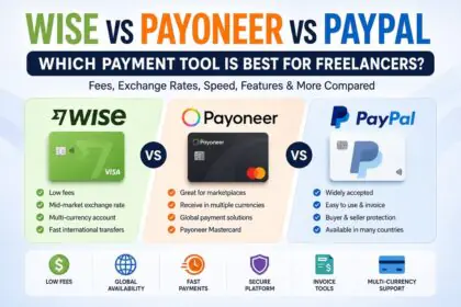 Wise vs Payoneer vs PayPal comparison for freelancers
