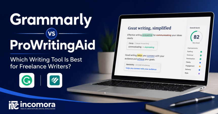 Grammarly vs ProWritingAid comparison with free writing tools for freelance writers